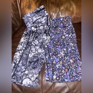 Lululemon size 6 leggings 2 pair